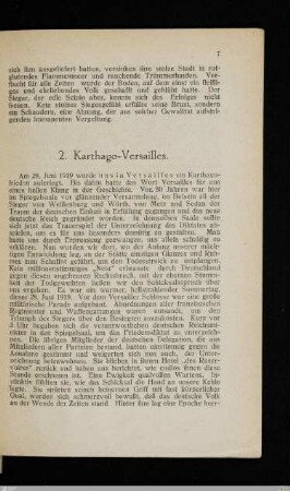 2. Karthago-Versailles