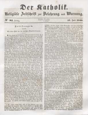 389-391 Zeitfragen : XXVI. Ein neues Bild aus der badischen Deputiertenkammer