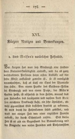 XVI. Kürzere Notizen und Bemerkungen