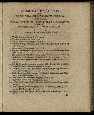 Sciagraphia Operis ...
