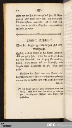 Dritter Abschnitt. Von der bißher gewöhnlichen Art des Beschlägs.