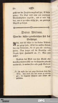 Dritter Abschnitt. Von der bißher gewöhnlichen Art des Beschlägs.