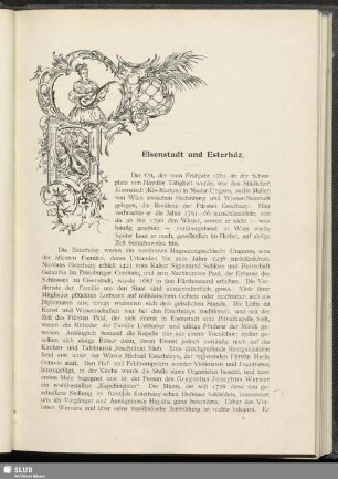 Eisenstadt und Esterház