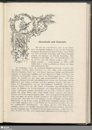 Eisenstadt und Esterház