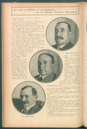 La casa cerealista y colonizadora de los señores Traverso Hermanos