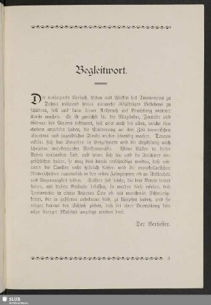 Begleitwort
