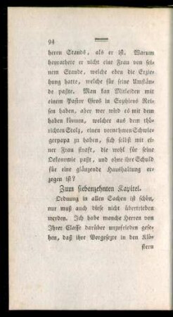Zum siebenzehnten Kapitel