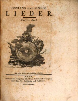 Ossians und Sineds Lieder, 2
