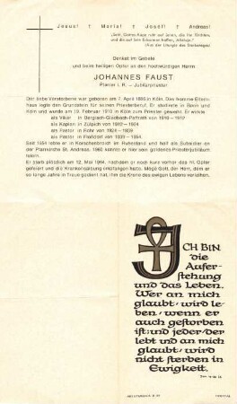 Faust, Johannes