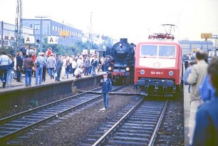 Hamburg: Bahnhof Altona: Internationale Verkehrsausstellung Hamburg