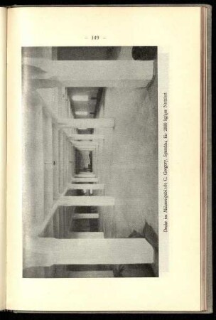Decke im Mälzereigebäude C. Gregory, Spandau, für 2000 kg/qm Nutzlast.