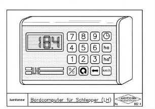 Bordcomputer für Schlepper (LH)