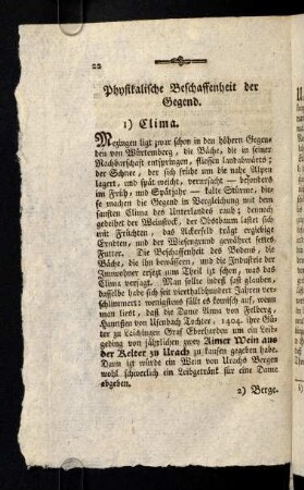 22-74, Physikalische Beschaffenheit der Gegend