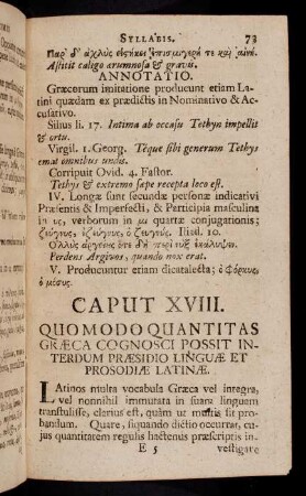 73-80, Caput XVIII - XX