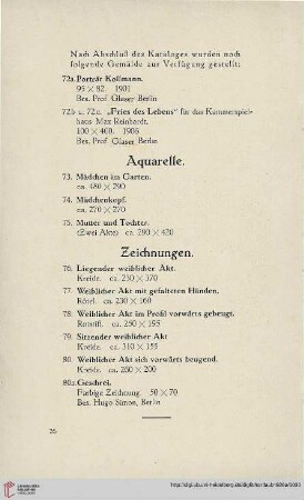 Zeichnungen