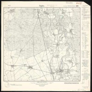 Meßtischblatt 2388 : Raguhn, 1934 : Raguhn. - Hrsg. 1904, einz. Nachtr. 1934. - 1:25000. - [Berlin]: Reichsamt für Landesaufnahme, 1934. - 1 Kt.