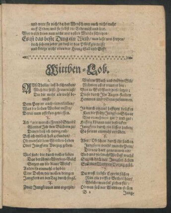 Wittben-Lob.