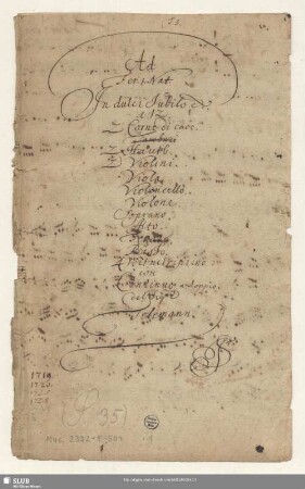 In dulci jubilo - Mus.2392-E-504 : V (4), Coro, orch, bc; TVWV 1:939