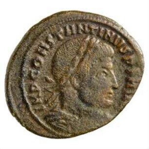 Münze, Follis, Aes 2, 316 - 317 n. Chr.