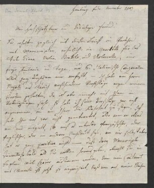 Brief an Gottfried Christoph Härtel ; November 1803