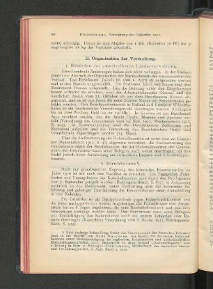 1. Behörden der unmittelbaren Landesverwaltung.