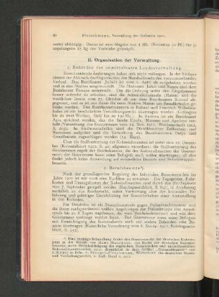 1. Behörden der unmittelbaren Landesverwaltung.