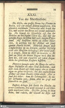 XXXI. Von der Nächstenliebe