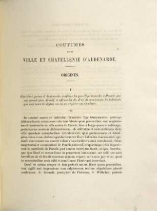 Coutumes de la ville d'Audenarde, 2