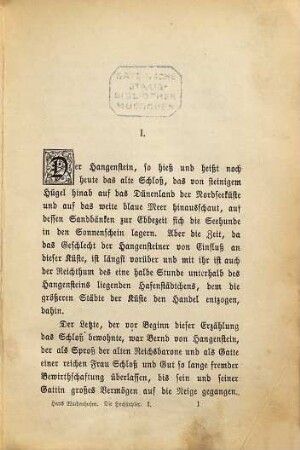 Die Hochstapler : Roman, 1. Band