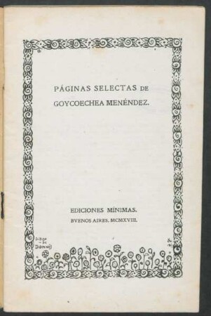 Páginas selectas