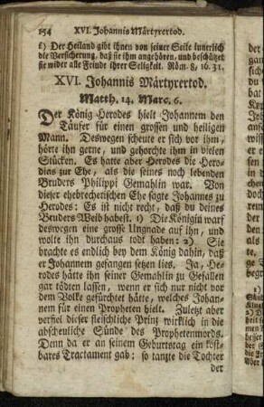 XVI. Johannis Märtyrertod. - XXXIII. Petrus verleugnet seinen Herrn.