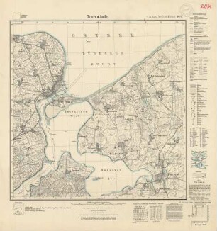 2031 (alte Nr.: 662) Travemünde, Meßtischblatt (4cm - Karte)
