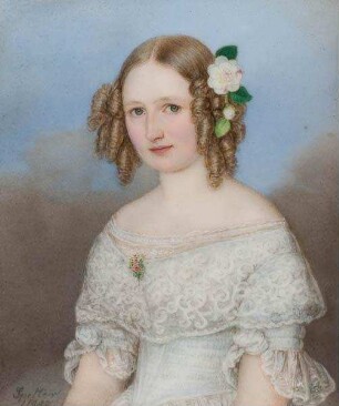 Bildnis einer jungen Frau (Prinzessin Alexandrine von Baden?)