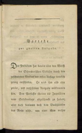 Vorrede zur zweiten Ausgabe