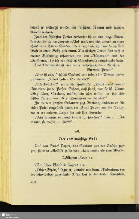 28. Der rechtmäßige Erbe
