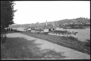 Dresden. Loschwitz mit Brücke