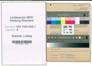 Entnazifizierung Ludwig Kraemer , geb. 15.11.1898 (Handlungsbevollmaechtigter)