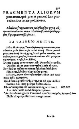 Ex Valerio Æditvo.