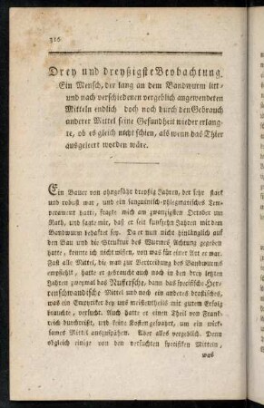 316-328, Drey und dreyßigste Beobachtung.