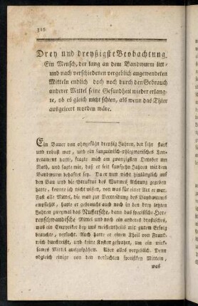 316-328, Drey und dreyßigste Beobachtung.