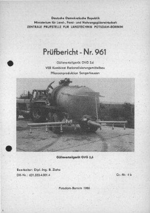 Gülleverteilgerät GVG 5,6