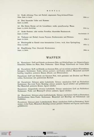 Waffen (Nr. 21-57)