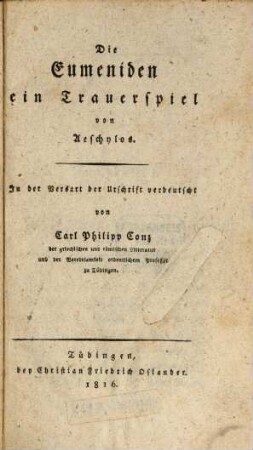 Die Eumeniden