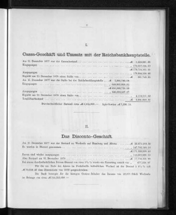 II. Das Disconto-Geschäft.