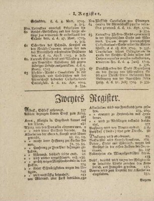 Zweytes Register.