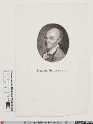 Bildnis Joseph-Jérôme Lefrançais de Lalande