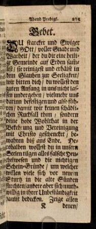233-235, Gebet