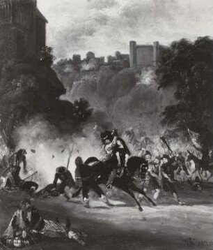 Szene aus dem Spanischen Krieg Napoleons