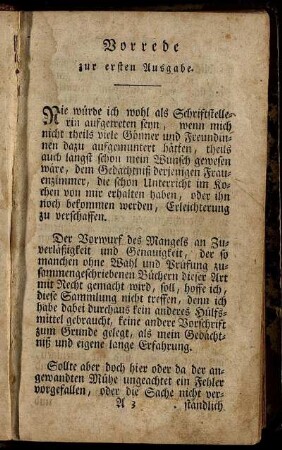 Vorrede zur ersten Ausgabe. - Vorrede zur zweiten Ausgabe.