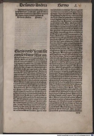 [Incipiu[n]t sermones notabiles atq[ue] p[er]utiles. q[ui]b[us] ab editore suo doctore [et] p[rae]dicatore famosissimo nome[n] vt Thesaurus nouus intitulentur inditu[m] est], 2. [Sermones ... de sanctis]